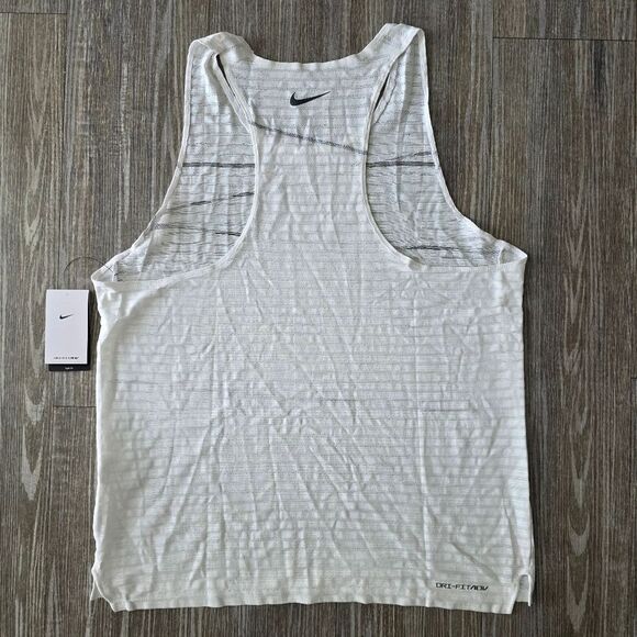 Nike Dri-Fit ADV Running Division Pinnacle Tank Racer Back XL White DQ4774-100 - Picture 8 of 16